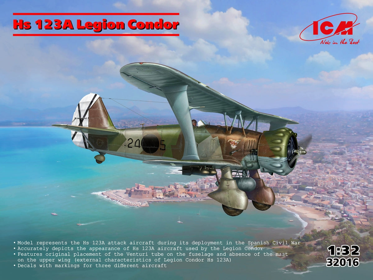 ICM 32016 HS 123A-1 Légion Condor 1/32
