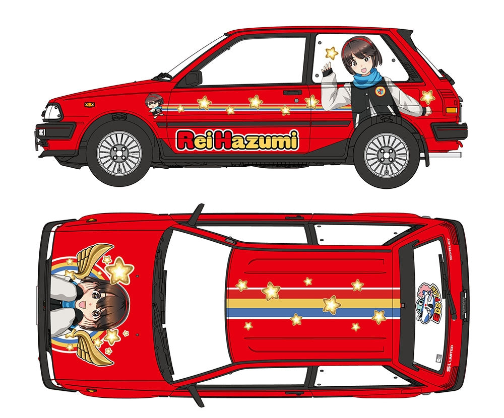 Hasegawa SP633 Toyota Starlet EP71 &amp;quot;Rei Hazumi&amp;quot; avec figurine 1/24 – image 8