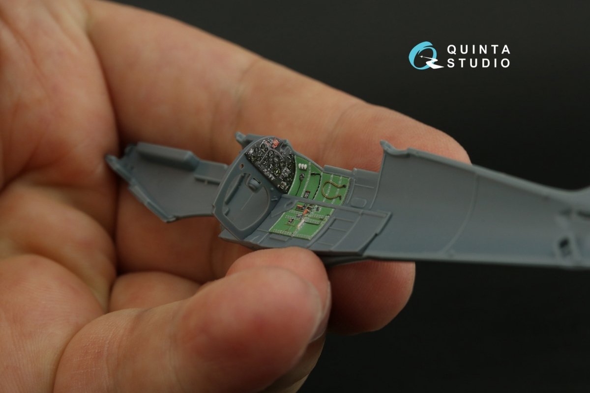 Intérieur du Spitfire Mk.IX imprimé en 3D et coloré sur papier décalcomanie (Eduard) par Quinta Studio QD72042, échelle 1/72 – image 8