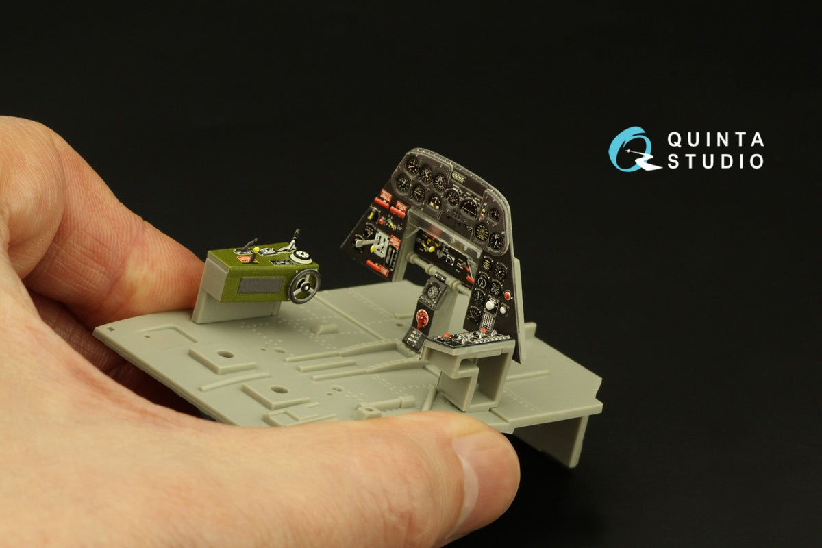 Intérieur coloré imprimé en 3D sur papier décalcomanie Quinta Studio QD32178 TBM-3 Avenger (Trumpeter) 1/32 – image 8