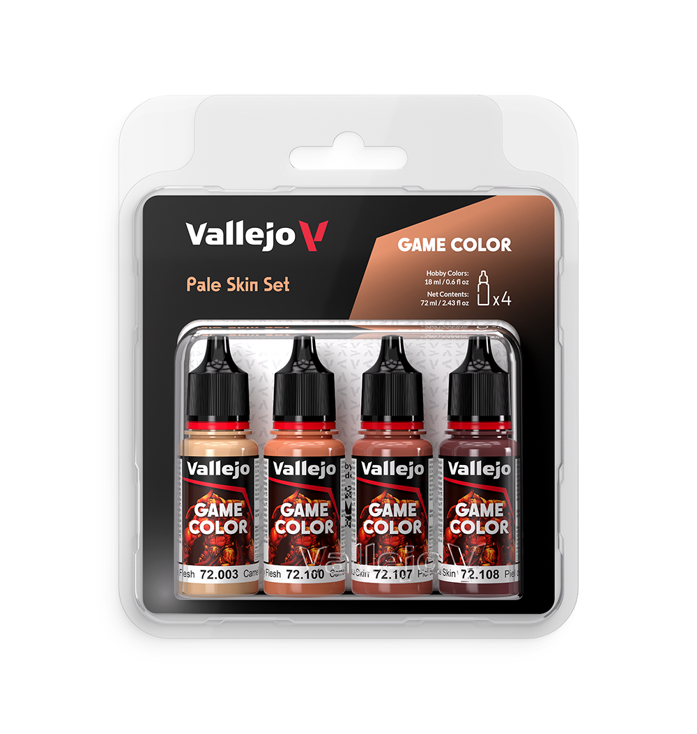 Vallejo 72379 Game Color Coffret Peau Pâle 4x18ml