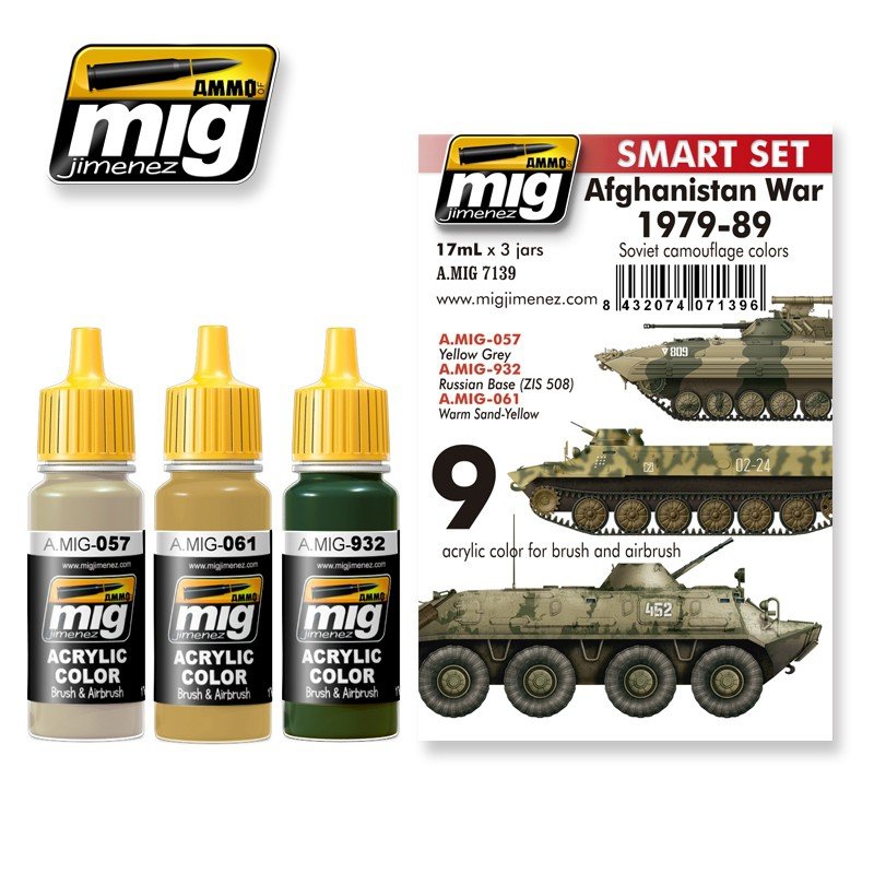 Munitions du Mig Jimenez 7139 GUERRE D'AFGHANISTAN (1979-1989)