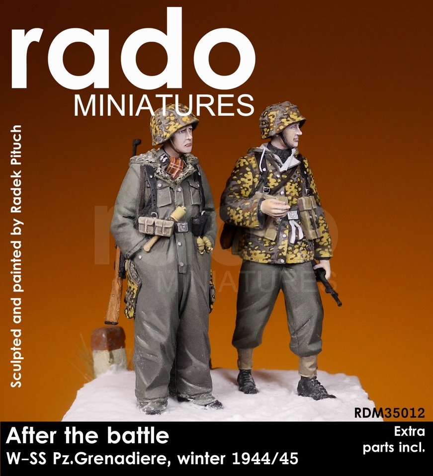 RADO Miniatures RDM35012 Après la bataille, W-SS Panzergrenadiere, hiver 1944/45 (1/35) – Bild 2