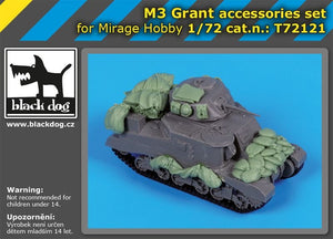 Black Dog T72121 M 3 Grant accessories set for Mirage Hobby 1/72 – zdjęcie 6
