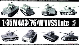 Asuka 35-043 M4A3 (76) W VVSS Fin 1/35