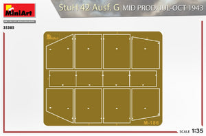 MiniArt 35385 StuH 42 Ausf. G MID PRODUIT PAR JUILLET-OCTOBRE 1943 1/35 – immagine 3