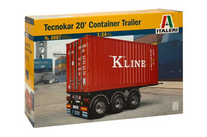 Italeri 3887 TECNOKAR 20 REMORQUE PORTE-CONTENEURS 1/24 – imagen 2