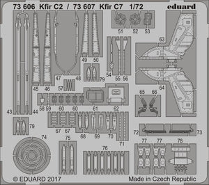 Eduard 73607 Kfir C7 AMK 1/72 – imagen 2