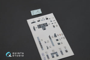 Intérieur imprimé en 3D et coloré sur papier décalcomanie pour la maquette Zvezda 7278 au 1/72 (Question QD72002 de Quinta Studio) pour le MiG-29 9-13.  – image 2