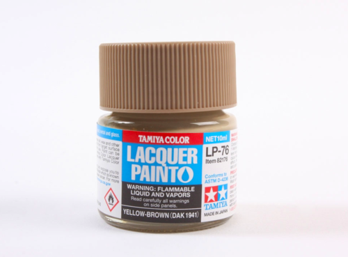 Peinture laquée TAMIYA 82176 LP-76 Jaune-Brun DAK 1941 10 ml – image 3