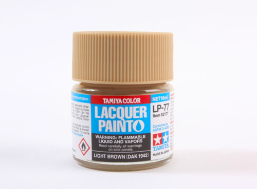 Peinture laquée TAMIYA 82177 LP-77 Brun clair DAK 1942 10 ml – imagen 3
