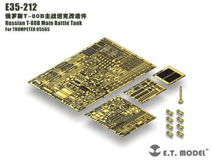 Maquette ET E35-212 Char de combat principal russe T-80B (Pour TRUMPETER 05565) (1/35)