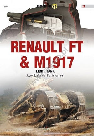 Kagero 0029 Renault FT &amp;amp; M1917 Char léger EN