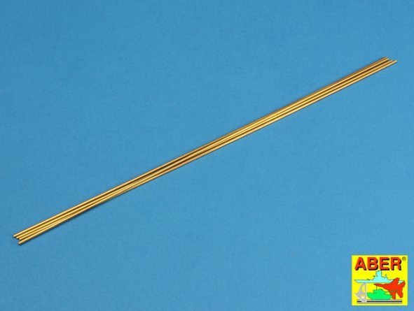 Tubes en laiton Aber BT15X02 1,50 x 0,20 mm longueur 250 mm x 4 pièces.  – immagine 3