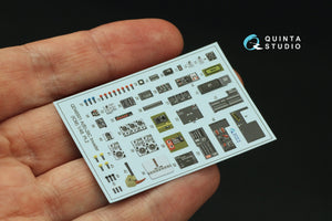 Intérieur imprimé en 3D et coloré sur papier décalcomanie Quinta Studio QD48501 A-26C Invader (ICM) 1/48 – image 5