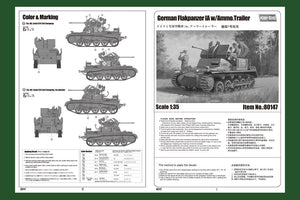 Hobby Boss 80147 Flakpanzer IA allemand avec remorque à munitions 1/35  – immagine 2