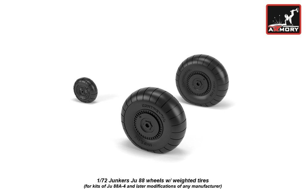 Armory Models AW72202 Junkers Ju 88 (roues tardives avec pneus lestés) 1/72
