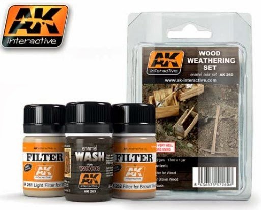 Kit de vieillissement du bois AK260 d&amp;#39;AK Interactive