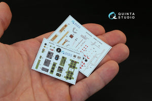 Intérieur imprimé en 3D et coloré sur papier décalcomanie Quinta Studio QD32024 A6M2b (prod. Mitsubishi) 1/32 – Bild 2