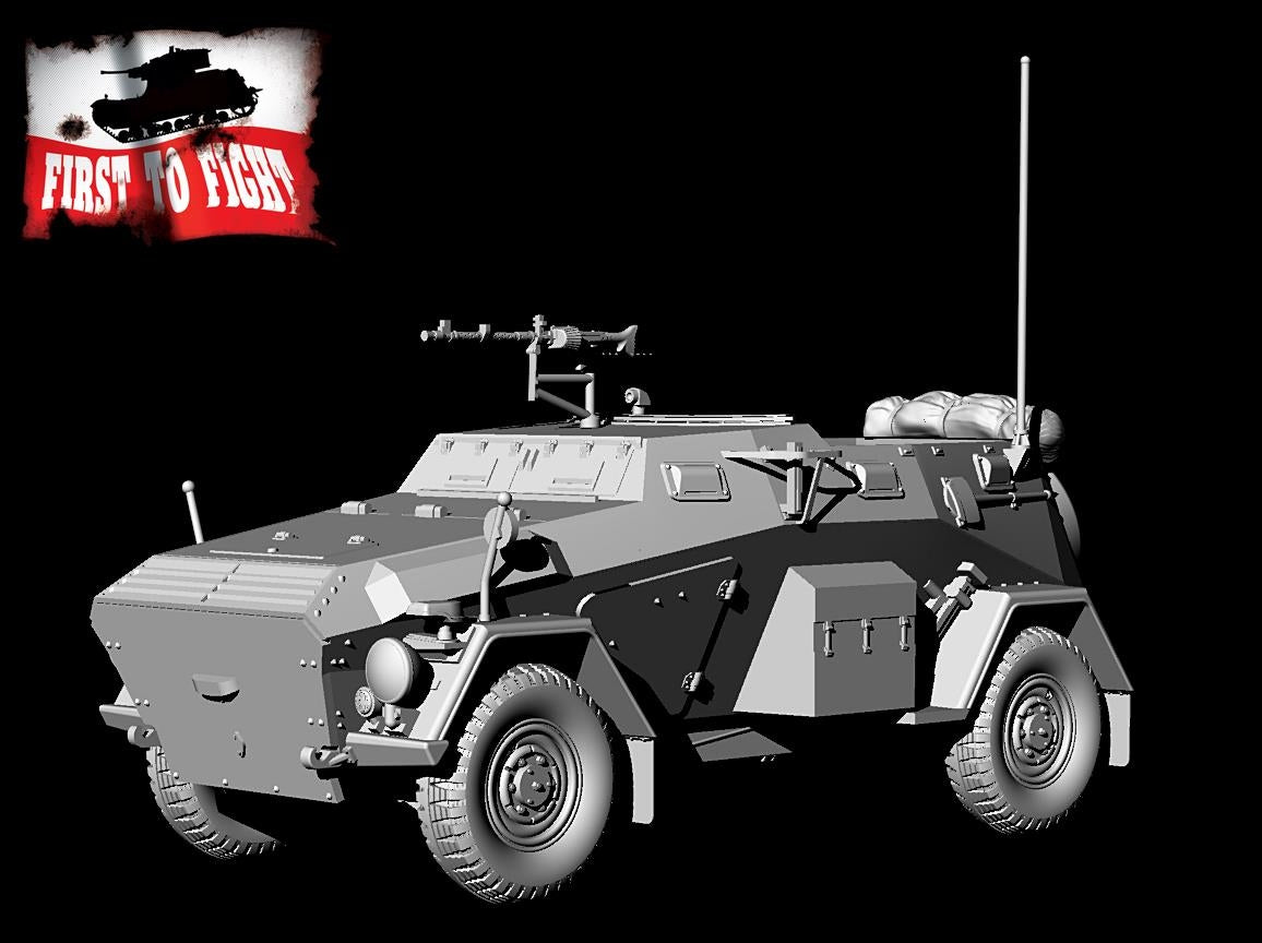 Premier véhicule blindé allemand PL101 Sd.Kfz. 247 Ausf. BZ MG34 1/72 – Bild 5