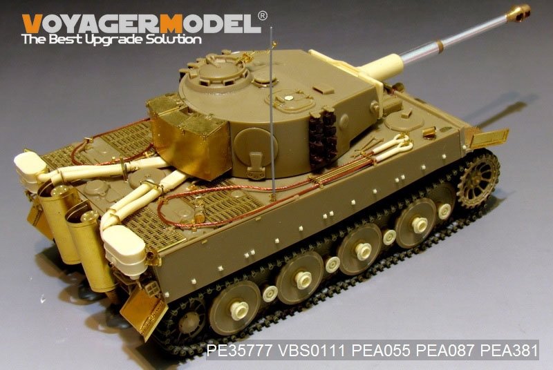 Maquette Voyager PE35777 Char Tiger I allemand de la Seconde Guerre mondiale, production intermédiaire (version initiale), de base (pour TAMIYA 35194 35202 / ACADMY 1387 13287), échelle 1/35 – image 2