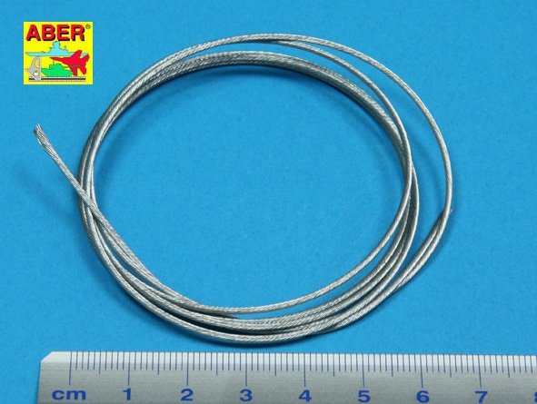 Câbles de remorquage en acier inoxydable Aber TCS12, 1,2 mm, 1 m de long – Bild 2