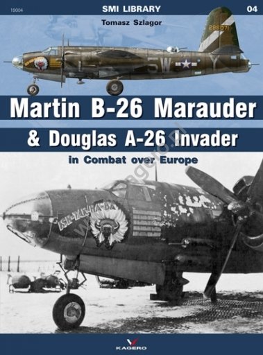 Kagero 19004 Martin B-26 Marauder et Douglas A-26 Invader en combat au-dessus de l'Europe EN/PL