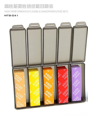 Papier de verre flexible haute performance Meng modèle MTS-041 (FineSet) (kit de ponçage) – immagine 6
