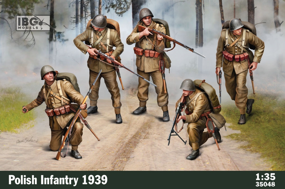 IBG 35048 Infanterie polonaise 1939 (ensemble de 5 figurines) 1/35