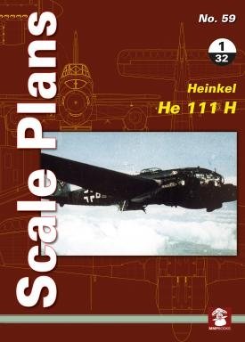 MMP Books 58167 Plans à l&amp;#39;échelle n° 59 : Heinkel He 111 H 1/32 EN