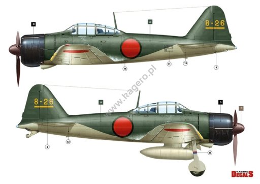 Kagero KD48005 Mitsubishi A6M2 Model 21 1/48 – zdjęcie 5