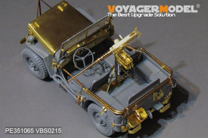 Maquette Voyager PE351065 Jeep Willys MB américaine de la Seconde Guerre mondiale pour TAKOM 2126 au 1/35 – immagine 9