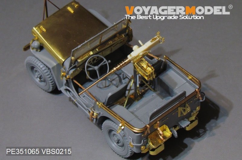 Maquette Voyager PE351065 Jeep Willys MB américaine de la Seconde Guerre mondiale pour TAKOM 2126 au 1/35 – immagine 9