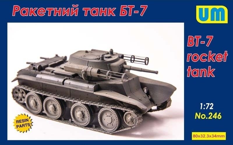 Unimodels 246 BT-7 Rocket Tank 1/72 