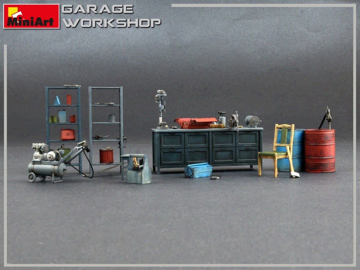 MiniArt 35596 Garage Atelier 1/35 – image 2