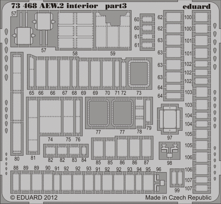 Eduard 73468 Sea King AEW.2 intérieur SA 1/72 CYBER HOBBY – image 2