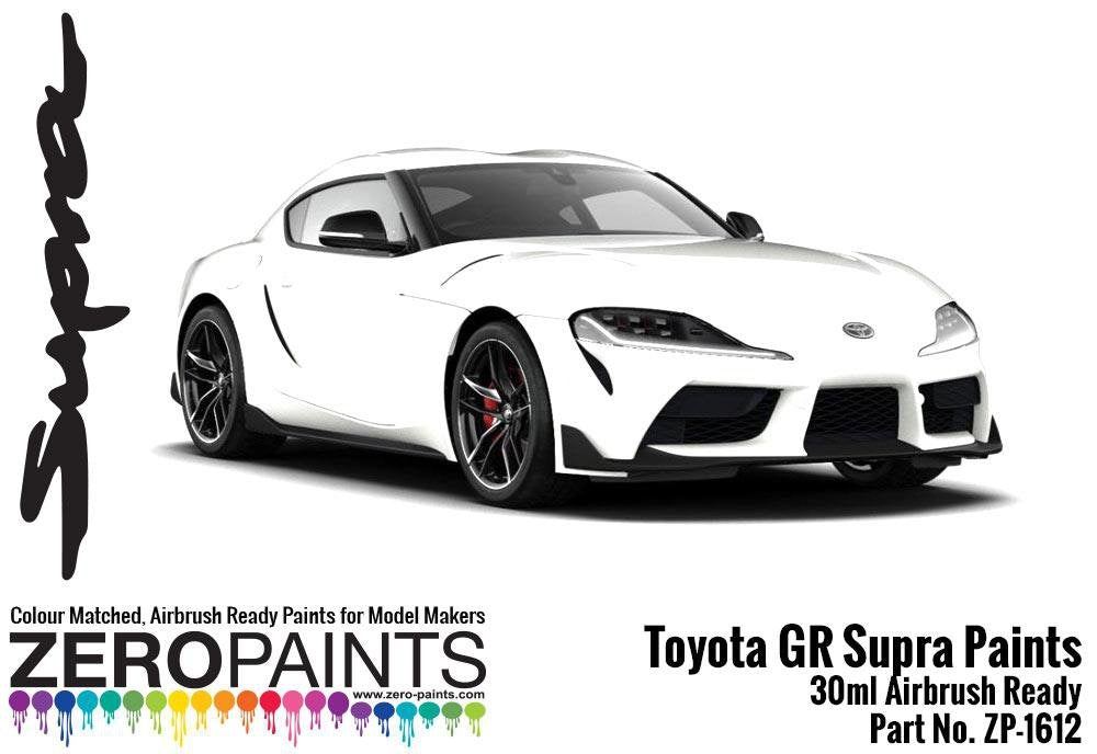 Peinture métallisée blanche Zero Paints ZP-1612-WM Toyota GR Supra 30 ml