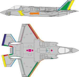 Kit de détails Eduard BIG72184 pour F-35B Tamiya au 1/72 – immagine 7