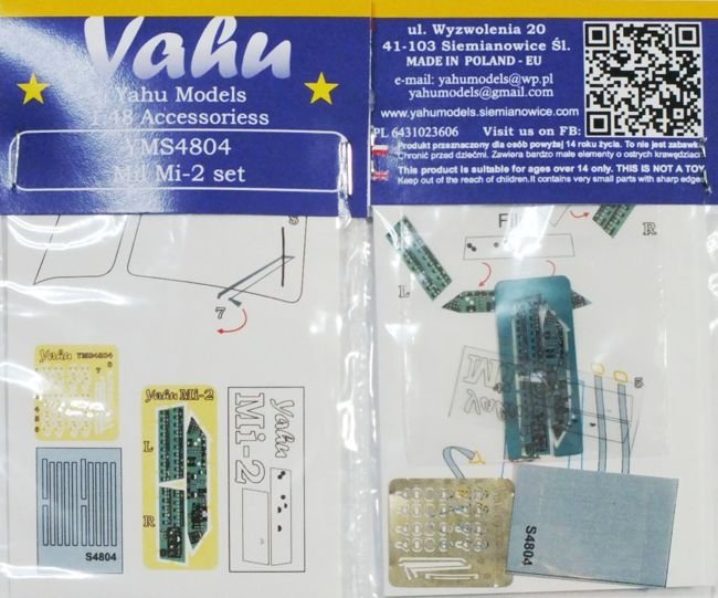 Yahu YMS4804 Mil Mi-2 coffret 1/48