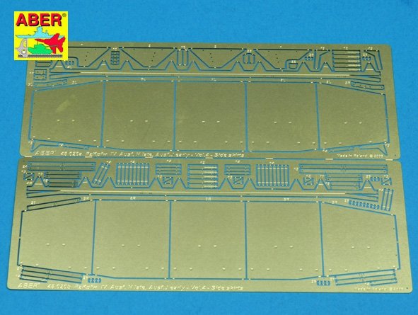 Aber 48020 Char moyen allemand Pz.Kpfw. IV, Ausf. H, J début - vol. 4 - jeu supplémentaire - jupes latérales (1/48)