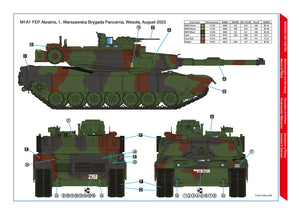 Hobby 2000 35007 M1A1 FEP Abrams - Char de combat principal de l&amp;#39;armée polonaise (RFM + CARTOGRAF) 1/35  – image 2