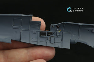 Intérieur imprimé en 3D et coloré sur papier décalcomanie (Eduard) Quinta Studio QD48205 Spitfire Mk.II 1/48 – immagine 4