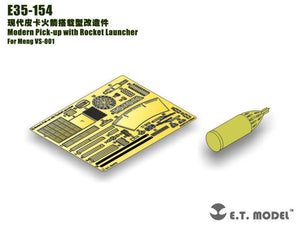 ET Modèle E35-154 Pick-up moderne avec lance-roquettes (Pour Meng VS-001) (1/35)