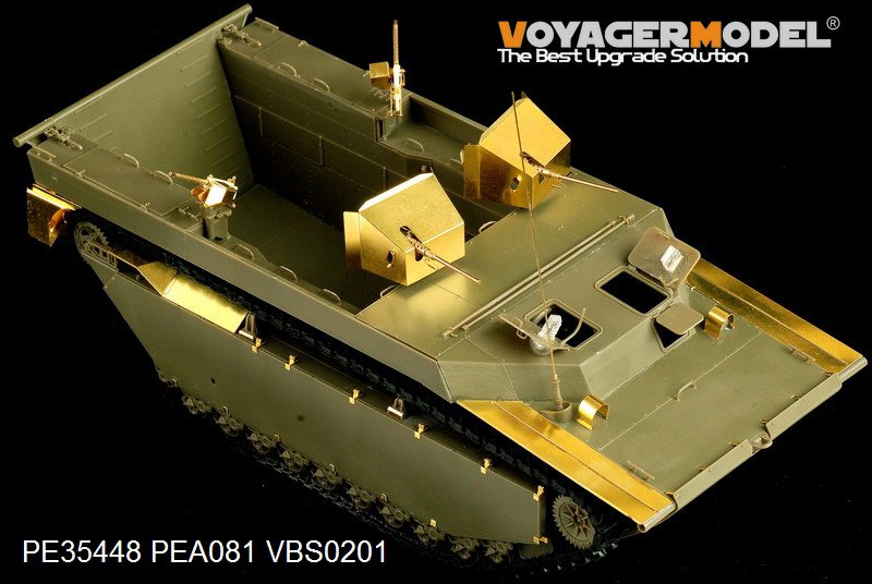 Maquette Voyager PE35448 WWII US LVT-4 Water Buffalo Landing Vehicle Chenillé de base pour AFV CLUB 35205 1/35  – immagine 7
