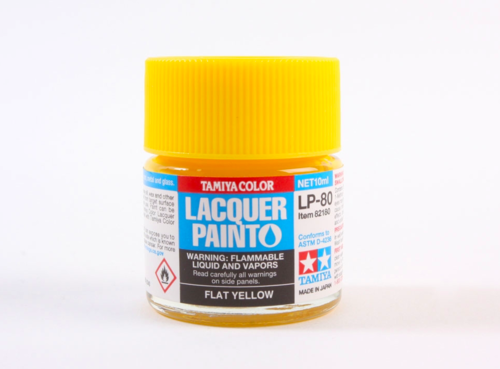 TAMIYA 82180 LP-80 Jaune mat 10 ml – image 3