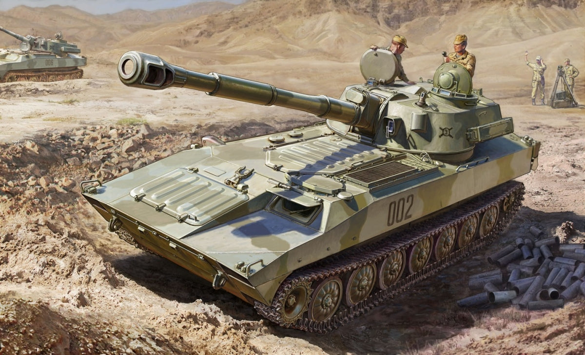 Obusier automoteur Zvezda 3660 2S1 Gvozdika - Marquages ​​polonais 1/35
