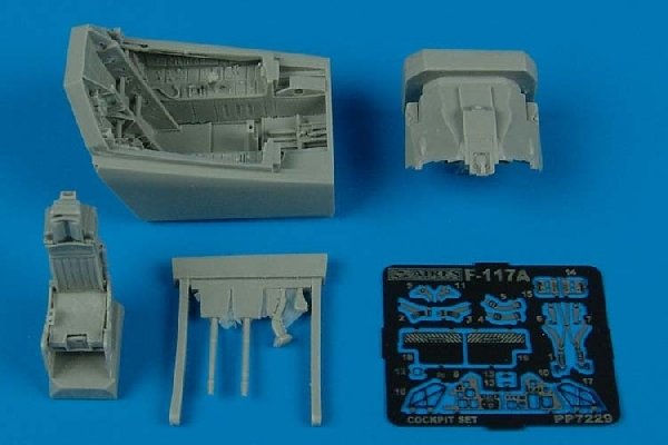 Ensemble cockpit Aires 7229 F-117A Nighthawk 1/72 ACADEMY
