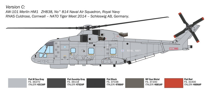 Italeri 1486 Westland AW-101 Merlin HM.1 1/72 – image 6