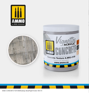 Munitions pour Mig 2158 TEXTURE : TEXTURE BÉTON 100 ml