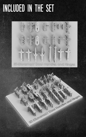 RT-Diorama 35662 Poignées et charnières de porte 1/35 – immagine 2